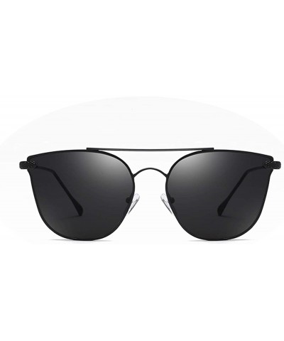 Oval Polarized Sunglasses Protection Fashion Festival - Gray - CB18TOI9A6D $41.06