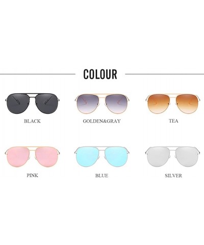 Sport Vintage Round Sunglasses 50s Round Frame with UV400 for Men and Women Retro - Tea - C418DLWN878 $13.86