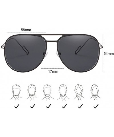 Sport Vintage Round Sunglasses 50s Round Frame with UV400 for Men and Women Retro - Tea - C418DLWN878 $13.86
