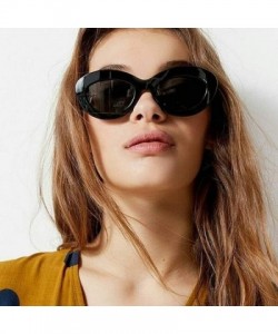 Oval Sunglasses Reflective All Match Outdoor Eyewear - G - C618YL2Z8E9 $9.22