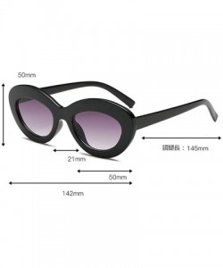 Oval Sunglasses Reflective All Match Outdoor Eyewear - G - C618YL2Z8E9 $9.22