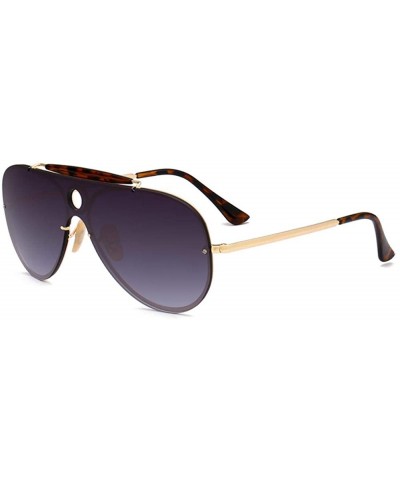 Rectangular One-in-one beam Sunglasses - C5 Asymptotic Grey - CY18W2NN2K9 $18.03