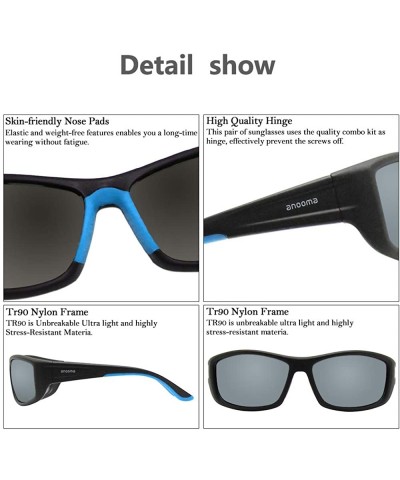 Sport Polarized Sports Sunglasses for men women Baseball Running Cycling Fishing Golf Tr90 ultralight Frame A003 - CB18WO2YNX...