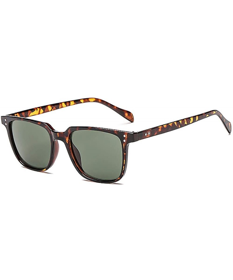 Rectangular Iron Man Tony Stark Sunglasses Square For Men Leopard Sunglass Women Classic Downey sunglasses - 1 - C418ZE89X3R ...