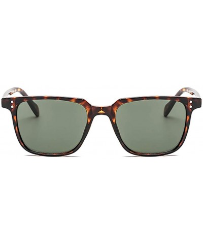 Rectangular Iron Man Tony Stark Sunglasses Square For Men Leopard Sunglass Women Classic Downey sunglasses - 1 - C418ZE89X3R ...