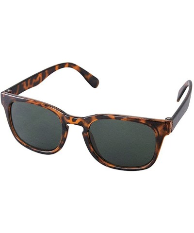 Square Fashion UV400 Sunglasses for Kids - Square - Brown - CL18D232X48 $28.93