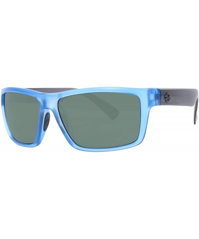 Sport Men's Echo floating polarized sunglasses - Matte Blue Water Combo/Core Grey Lens - C712CFT7RER $82.65