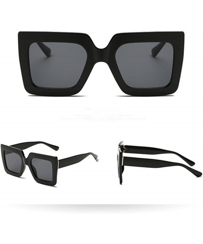 Oversized Sunglasses for Men Women Vintage Sunglasses Retro Oversized Glasses Eyewear Rectangular Punk Goggles - G - CU18QNET...