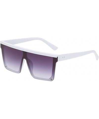 Square Fashion Women Square Shape Frame Sunglasses Summer Shade Glasses - G - CV18TQY8Y6C $8.31