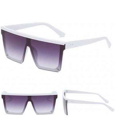 Square Fashion Women Square Shape Frame Sunglasses Summer Shade Glasses - G - CV18TQY8Y6C $8.31