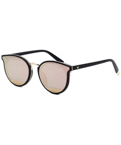 Aviator Metal frame PC frame material sunglasses- colorful multicolor sunglasses - D - CL18S80D35Z $48.27