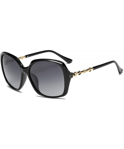 Square Oversized Sunglasses for Women Vintage Women Designer Sunglasses UV Protection Polarized Square Sunglasses - CU18WDS92...