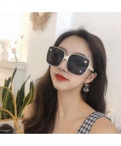 Oversized Oversized Sunglasses Gradient Glasses Sunglasseselegant - Purple - CI197CQ7T9N $22.11