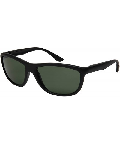 Square Men Women Square Black Sunglasses Solid Grey Lens UV 400 Protection Lightweight - CW18ZN3IQ2N $9.78