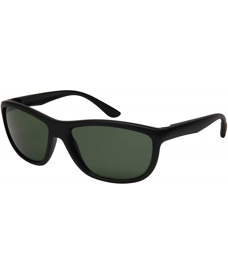 Square Men Women Square Black Sunglasses Solid Grey Lens UV 400 Protection Lightweight - CW18ZN3IQ2N $9.78