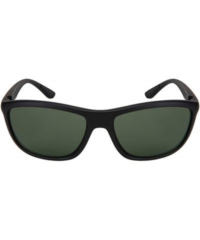 Square Men Women Square Black Sunglasses Solid Grey Lens UV 400 Protection Lightweight - CW18ZN3IQ2N $9.78
