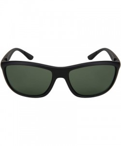Square Men Women Square Black Sunglasses Solid Grey Lens UV 400 Protection Lightweight - CW18ZN3IQ2N $9.78