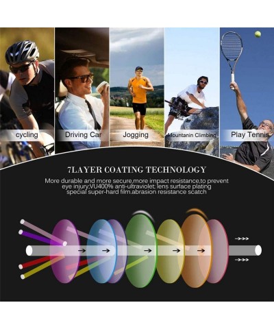 Sport Polarized cycling Sunglasses Outdoors Mountain - Color 5 - CR18QZATR88 $12.65