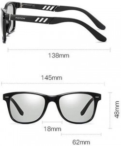 Aviator Unisex Polarized UV Protection Photochromic Lens Sunglasses Classic UV400 Eyewear for Women and Men - C218QRMSYAL $15.93