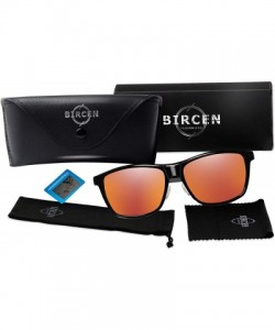 Rectangular Mens Polarized Driving Sunglasses For Mens Women Al-Mg Metal Frame Lightweight Fishing Sports Outdoors - C0193QSH...