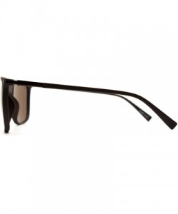 Rectangular p595 Classic Rectangular Polarized - for Womens-Mens 100% UV PROTECTION - Brown-brown - C1192TGR5DD $29.30