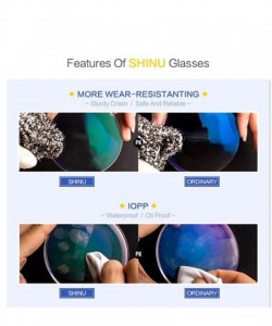 Rectangular Metal Frame Blue Light Blocking Reading Glasses 1.56 Lenses-6334 - CX17YI0UQA7 $13.91