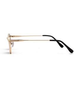 Rimless Metal Frame Polarized Sun Glasses for Women Men-Narrow Wide Mirrored Lens Fashion Goggle Eyewear Sunglasses - Gy - C6...
