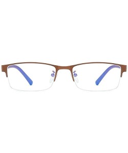 Square Myopia Sun Photochromic Sunglasses Men's High-end Business Square Metal Half Frame Nearsighted Transition Glasses - CT...