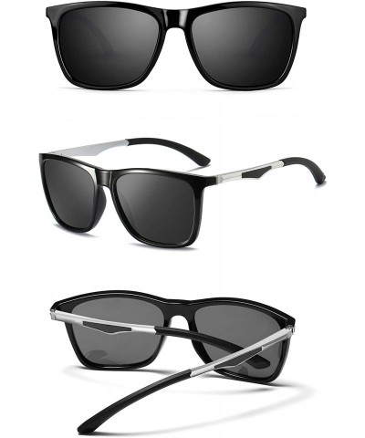Sport Polarized Sunglasses for Men Aluminum Mens Sunglasses Driving Rectangular Sun Glasses For Men/Women - CS18TLTAYML $14.49