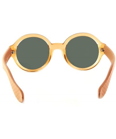 Round Women's Floripa Round Sunglasses - Salmon - C818CK2U5MS $34.84