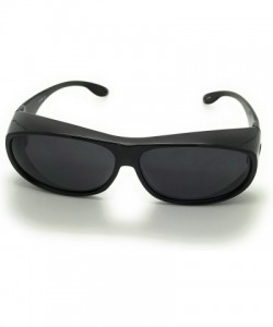 Aviator Wear Over Prescription Glasses Fit Over Sunglass - 2 Pair Black - CD12O22FK6Z $18.88