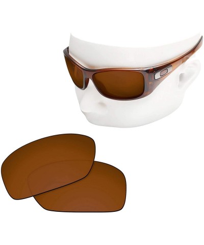 Shield Replacement Lenses Compatible with Oakley Hijinx Sunglass - Brown Non-polarized - C11857HARR7 $10.69