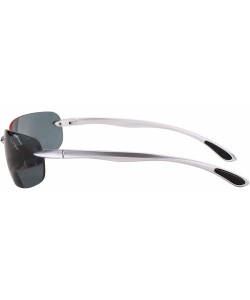Sport Lovin Sport Polarized Bifocal Sunglasses - Polarized - Silver/Silver - CM18ZR7G2Z8 $38.82