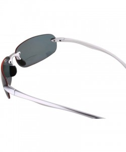 Sport Lovin Sport Polarized Bifocal Sunglasses - Polarized - Silver/Silver - CM18ZR7G2Z8 $38.82