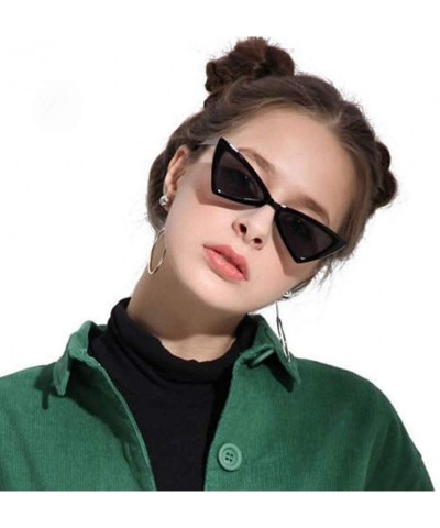 Cat Eye Retro Vintage Cat Eye Sunglasses for Women 100% UV protection Small Frame Shades - C - CK18UC0KUA5 $11.96