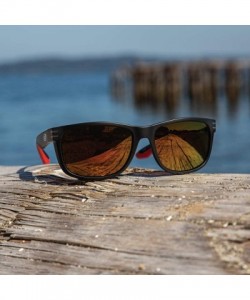 Sport Double Header Polarized Sunglasses with AcuTint UV Blocker for Fishing and Outdoor Sports - CN18IIK8WMG $21.73