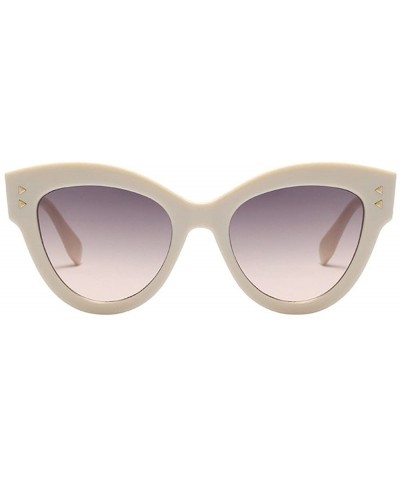 Cat Eye Fashion Cat Eye Sunglasses for Women Retro Oversized Square Sunglasses - C - CR190HXDDAN $9.98