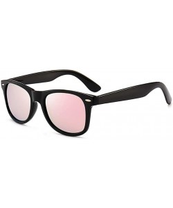 Oversized Polarized Sunglasses for Men Women Fashion Classic Mirror Lens UV Blocking Sun Glasses - Bright Pink - CA199I4MRT5 ...