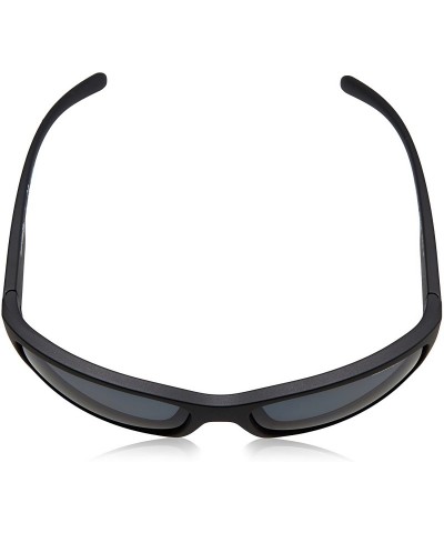 Sport Men's An4242 Fastball 2.0 Rectangular Sunglasses - Matte Black/Polarized Grey - C8186RHQSGL $115.08