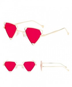 Oversized Fashion Irregular Sunglasses Triangle - A - C618Q9RKH57 $7.49