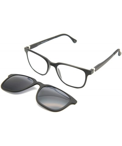 Square None Bifocal - Polarized Magnetic Clip on - Polarized Sunglasses New Arrived - C918LNND8D7 $34.00