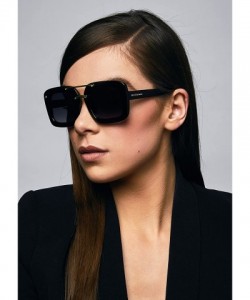 Aviator ICON Collection "The Karl" Designer Polarized Geometric Sunglasses - Shell White/Pink Mirror - CO186882WL2 $20.54