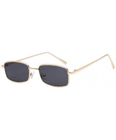 Round Unisex Glasses Tyrant Vintage Sunglasses - Gold - CG1973DDUSC $13.21
