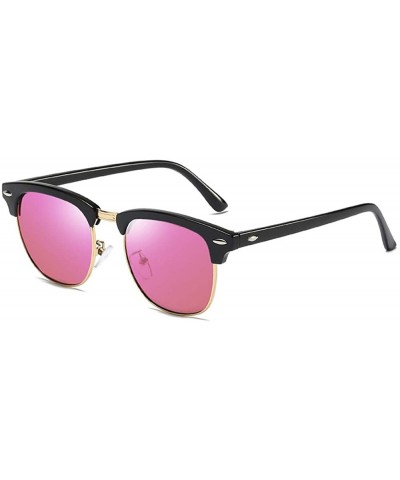 Rimless Semi Rimless Polarized Sunglasses Clasic Women Men Sun Glasses Retro Shades Lightweight 100% UV Protection - CZ196EQA...