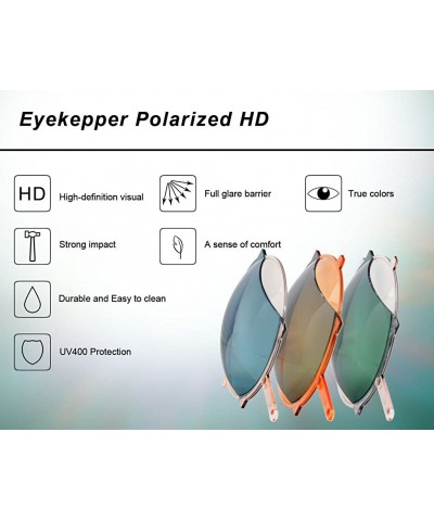 Rimless Polycarbonate Polarized Sport Sunglasses Half Rimless TR90 Unbreakable - Silver/Grey Lens - CX12N7XDQB6 $17.11
