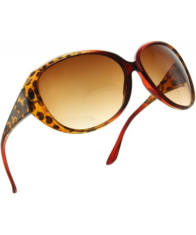 Square Bodacious Bifocal Reading Sunglasses Readers for Women - Tortoise - CO11O27QX3R $13.50