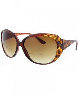 Square Bodacious Bifocal Reading Sunglasses Readers for Women - Tortoise - CO11O27QX3R $13.50