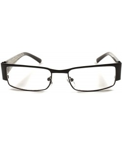 Rectangular Contemporary Hot Designer Elegant Womens Rectangle Eye Glasses - Black - CM18ECE9TTQ $14.52