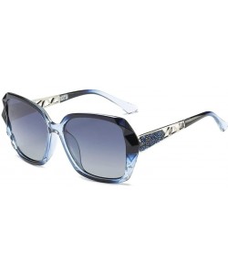 Oversized Womens Mirrored Sunglasses Polarized-Fashion Oversized Eyewear with Protection for Outdoor - C - CR18YXX03E7 $43.64