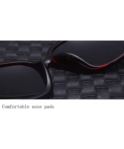 Oversized Womens Mirrored Sunglasses Polarized-Fashion Oversized Eyewear with Protection for Outdoor - C - CR18YXX03E7 $43.64